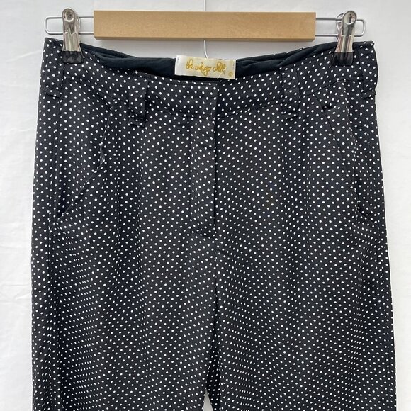 The Indigo Child Black & White‎ Polka Dot Wide-Leg Pants Y2K Womens 30 - Picture 11 of 11